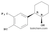 Molecular Structure of 1076225-27-8 (4-((1R,2R)-2-Hydroxycyclohexyl)-2(trifluoromethyl)benzonitrile)